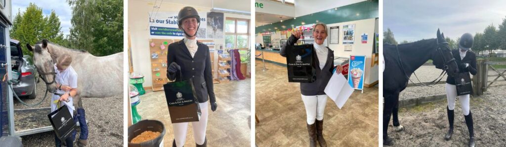 Prizes from the WHW dressage competition